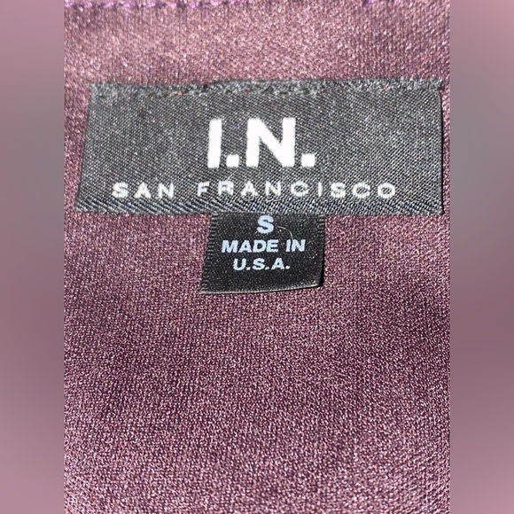 I.N. San Francisco Women Satin Cocktail Party Mini Date Night Dinner‎ Small - Picture 3 of 9